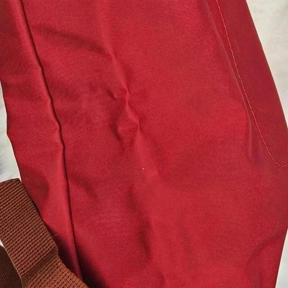 Red LongChamp Versatile Backpack - Picture 7 of 16